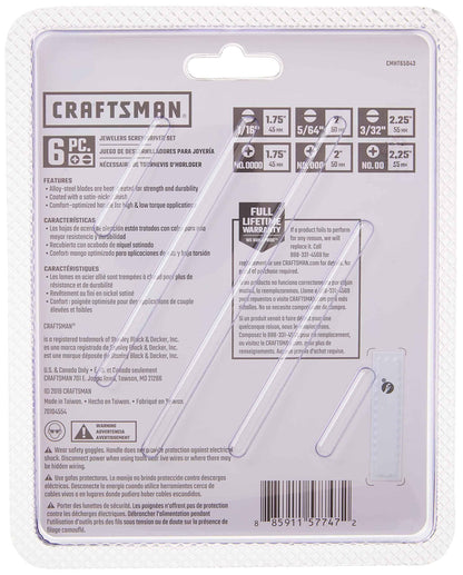 CRAFTSMAN Small Screwdiver Set, 6Piece Jewelers Set (CMHT65043) - Track Minded HPDE, LLC