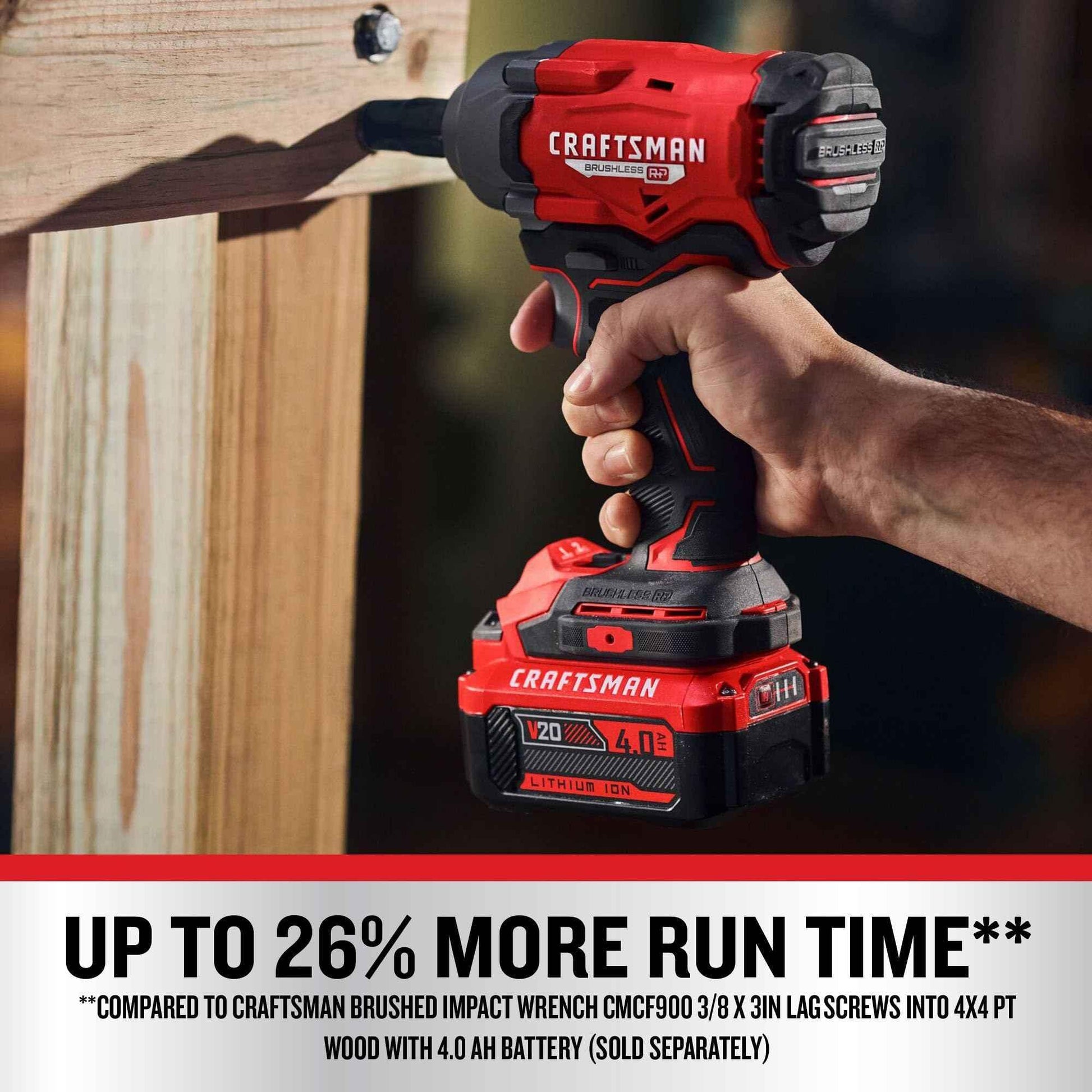 CRAFTSMAN V20 Cordless Impact Wrench, 1/2 inch, Bare Tool Only (CMCF921B) - Track Minded HPDE, LLC