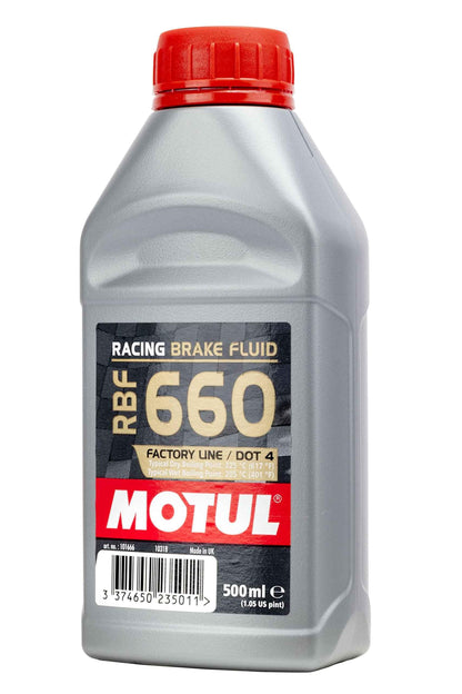 101667 RBF 660 Dot-4 100 Percent Synthetic Racing Brake Fluid - 500 ml - Track Minded HPDE, LLC