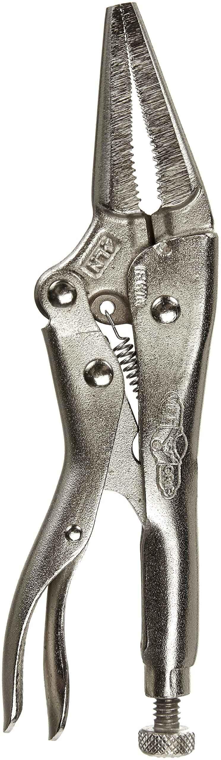 IRWIN VISE-GRIP Original Locking Pliers, Long Nose, 4-Inch (1602L3), 100mm - Track Minded HPDE, LLC
