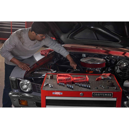 CRAFTSMAN 20 Piece Ratcheting Combination Wrench Set, SAE/Metric (CMMT87220) - Track Minded HPDE, LLC