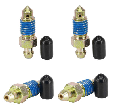 Dsnaduo 4 PCS Speed Bleeder,Bleeder Valve,Quick Bleeders with Dust Caps M10x1.5-35.5mm, H9406-4, 13908, 12702, 105407, 639580 - Track Minded HPDE, LLC