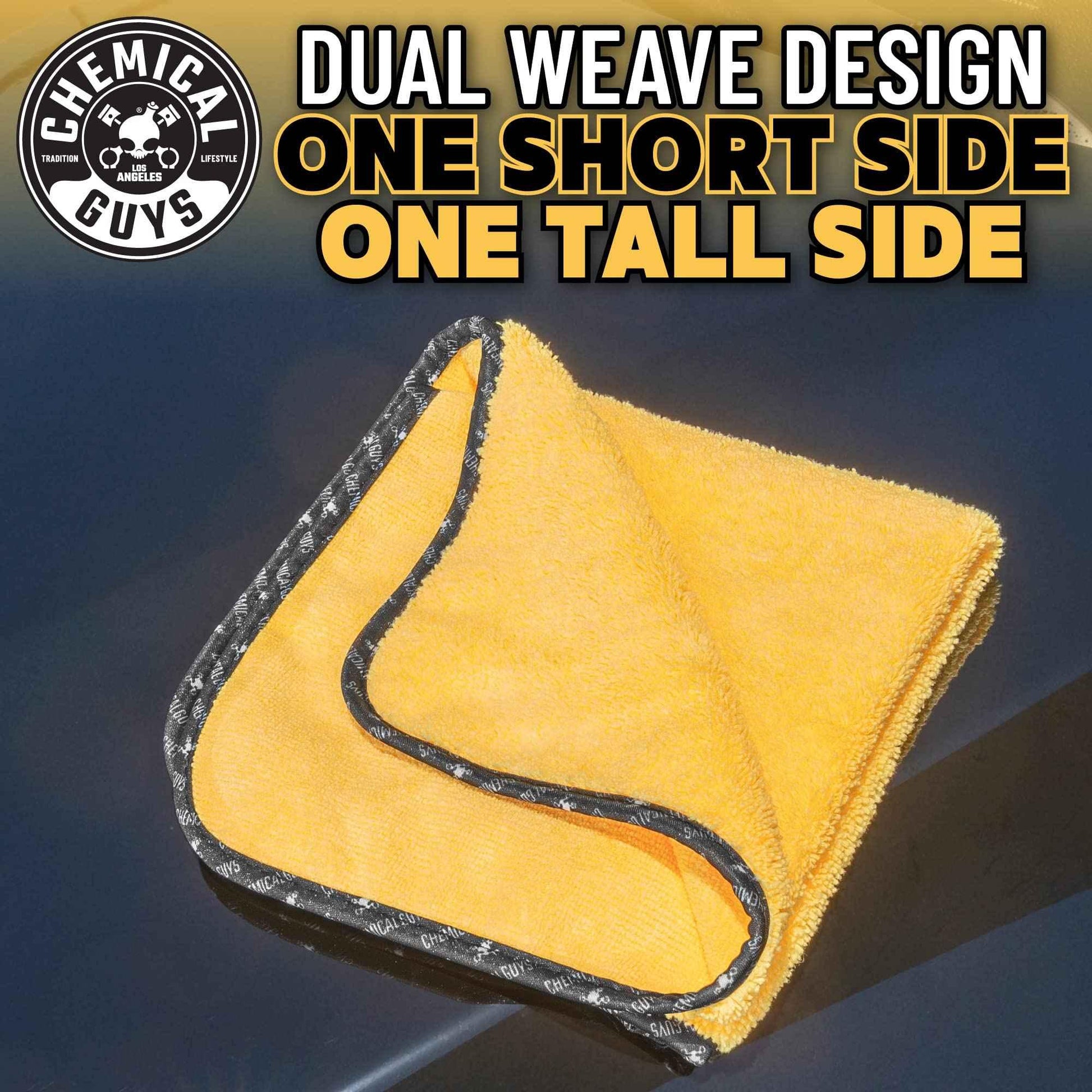 Chemical Guys MIC_507_06 Professional Grade Premium Microfiber Towel, Gold (16 in. x 24 in.) (Pack of 6) - Track Minded HPDE, LLC