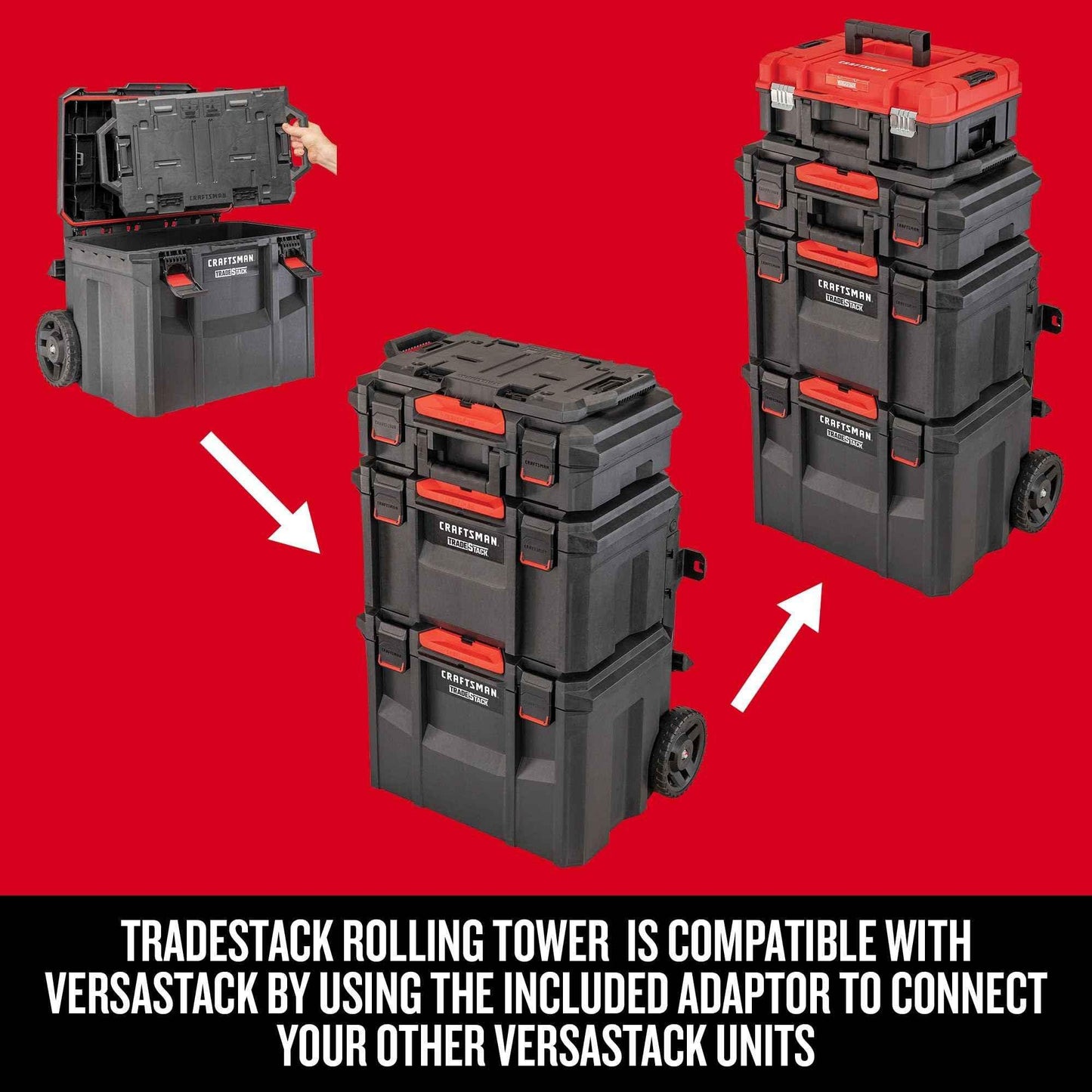 CRAFTSMAN TRADESTACK Rolling Tower (CMST60420) - Track Minded HPDE, LLC
