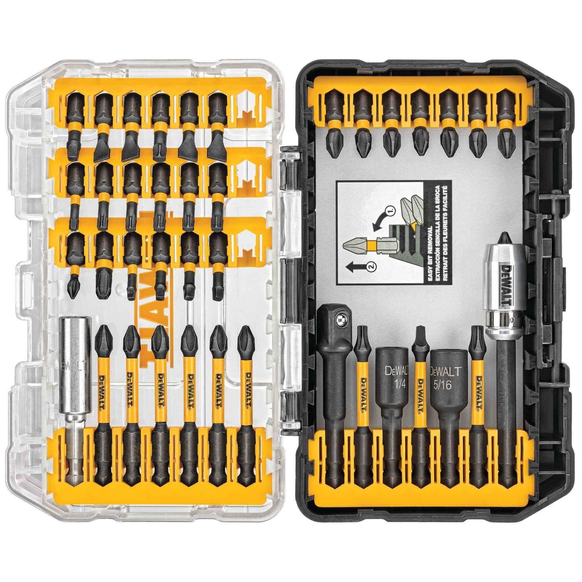 DEWALT Screwdriver Bit Set, Impact Ready, FlexTorq, 40-Piece (DWA2T40IR) - Track Minded HPDE, LLC