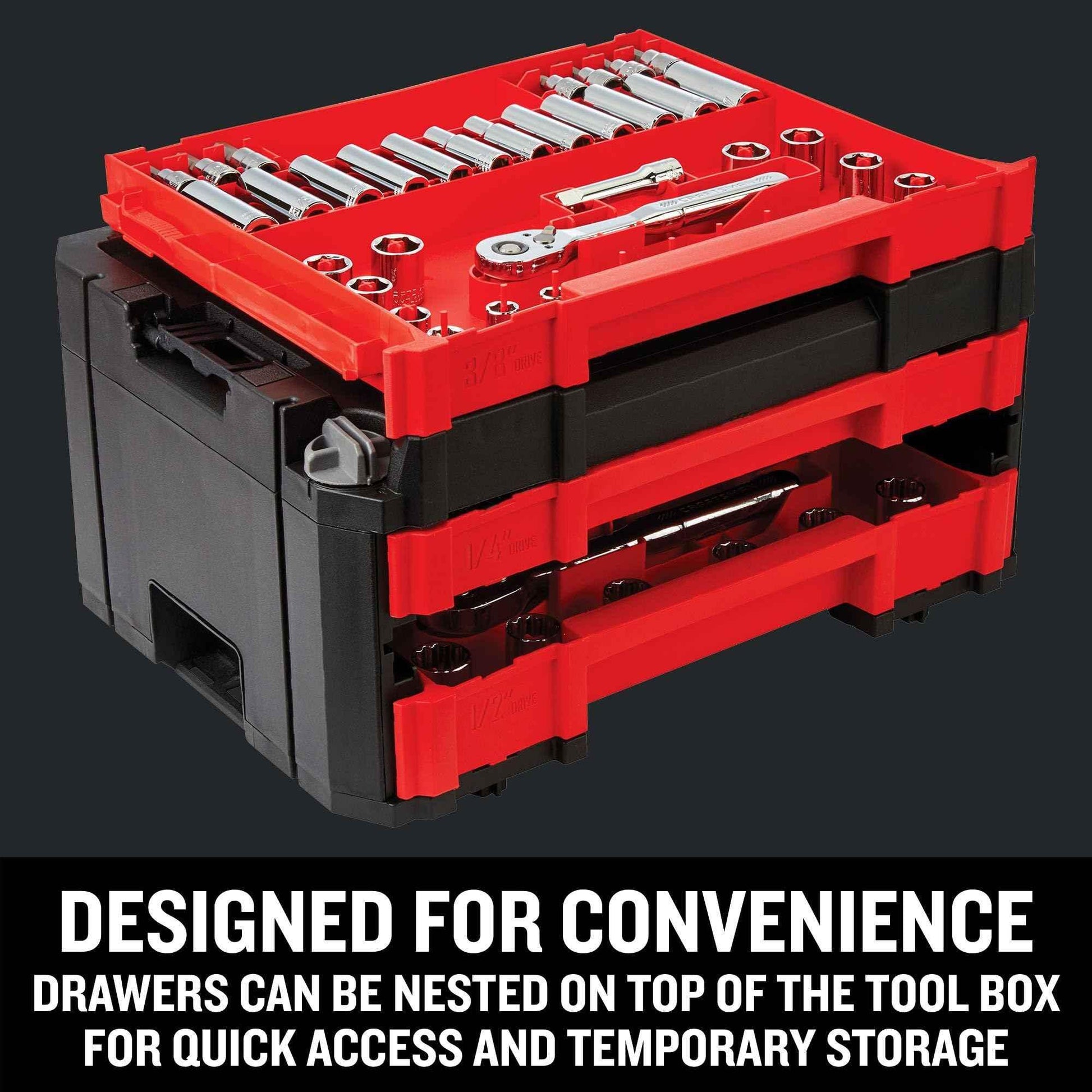 Craftsman 262-Piece Mechanic Tool Set with 3-Drawer VERSASTACK Tool Box, SAE and Metric Socket Set with Combination Wrenches and Spark Plug Sockets (CMMT45309) - Track Minded HPDE, LLC