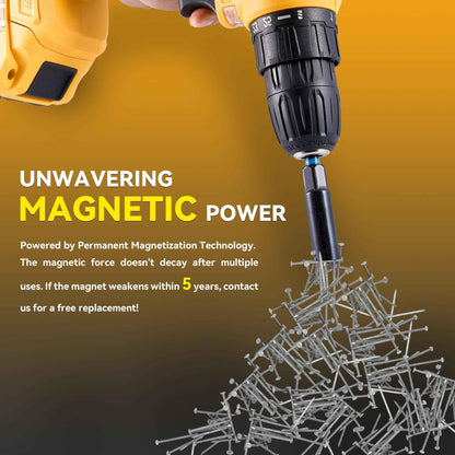 Impact Magnetic Nut Driver Set, 55PCS Impact Driver Bit Set, Deep Magnetic Nut Driver Set, Impact Socket Adapters, Wing Nut Driver, Bit Extension, 1/4'' Quick Change, Storage Box - Track Minded HPDE, LLC