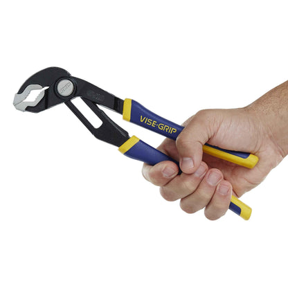 IRWIN Tools VISE-GRIP GrooveLock Pliers Set, V-Jaw, 2 Piece, 2078709 - Track Minded HPDE, LLC
