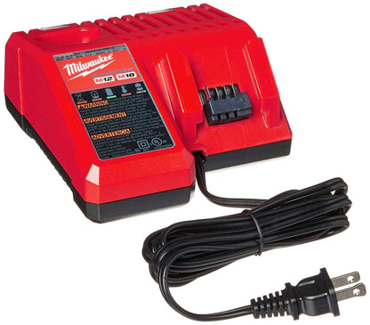 Milwaukee 48-59-1850 M18 RED LITHIUM XC 5.0 Ah Batteries (2) + 48-59-1812 M12 and M18 Multi Voltage Charger kit - Track Minded HPDE, LLC