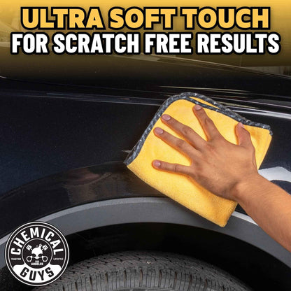 Chemical Guys MIC_507_06 Professional Grade Premium Microfiber Towel, Gold (16 in. x 24 in.) (Pack of 6) - Track Minded HPDE, LLC