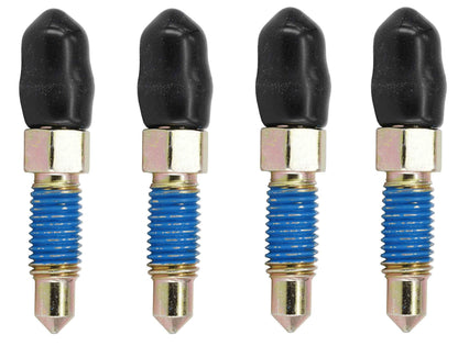 Dsnaduo 4 PCS Speed Bleeder, Bleeder Valve, Brake Bleeder Screws, Quick Bleeders with Dust Caps, M7x1.0-34.5mm, H9411-4, 105400, 639570 - Track Minded HPDE, LLC