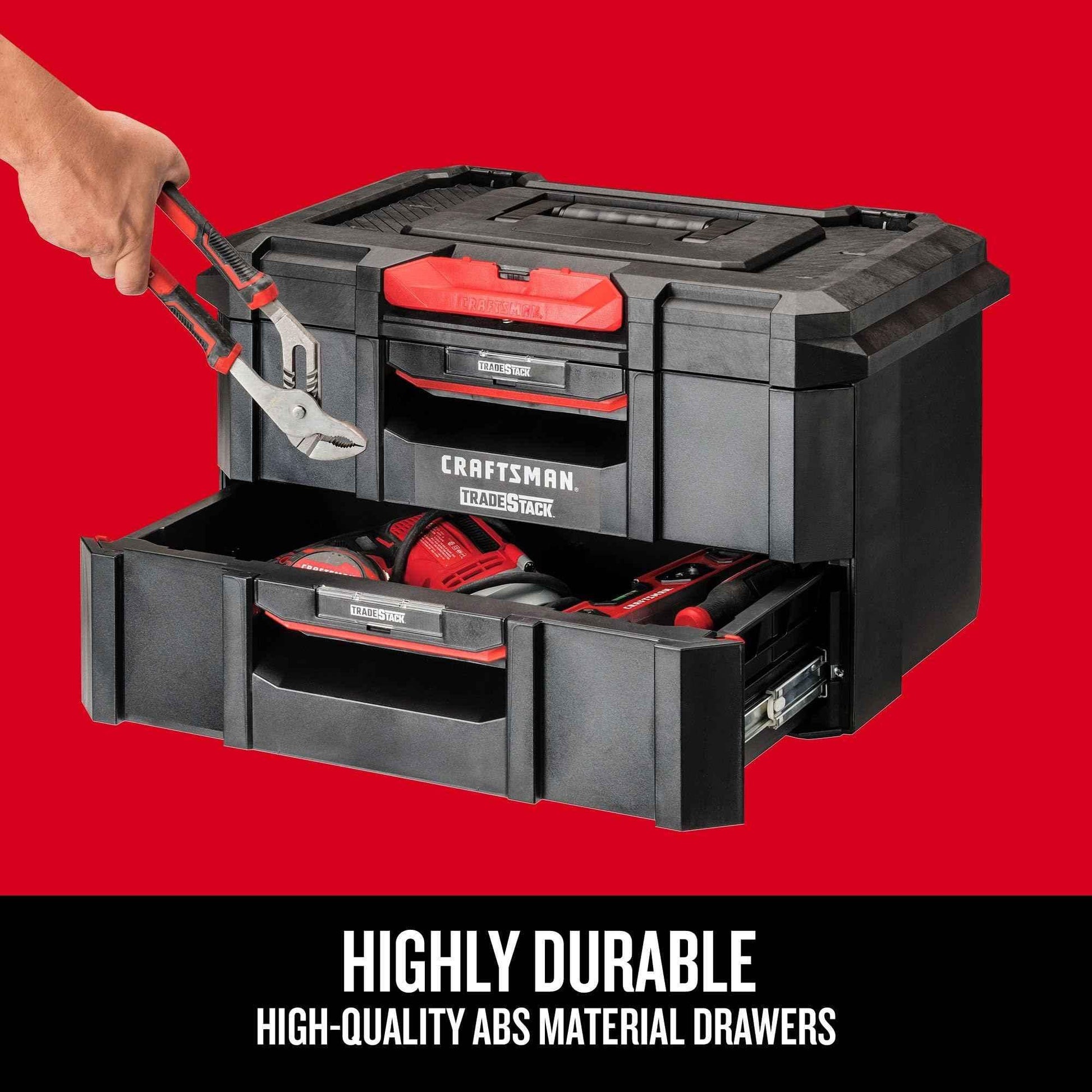 CRAFTSMAN TRADESTACK Tool Box, Tool Organizer, Drawer Unit (CMST21404) - Track Minded HPDE, LLC