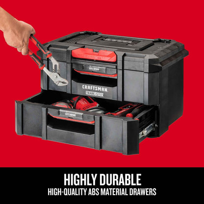 CRAFTSMAN TRADESTACK Tool Box, Tool Organizer, Drawer Unit (CMST21404) - Track Minded HPDE, LLC