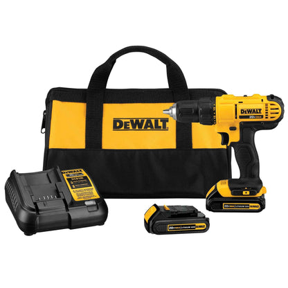 DEWALT 20V Max Cordless Drill/Driver Kit, 2 Batteries and Charger Included (DCD771C2) - Track Minded HPDE, LLC