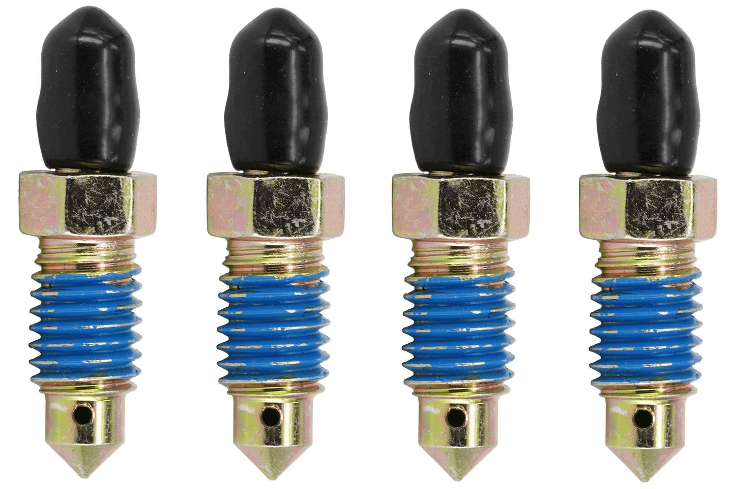 Dsnaduo 4 PCS Speed Bleeder,Bleeder Valve,Quick Bleeders with Dust Caps M10x1.5-35.5mm, H9406-4, 13908, 12702, 105407, 639580 - Track Minded HPDE, LLC