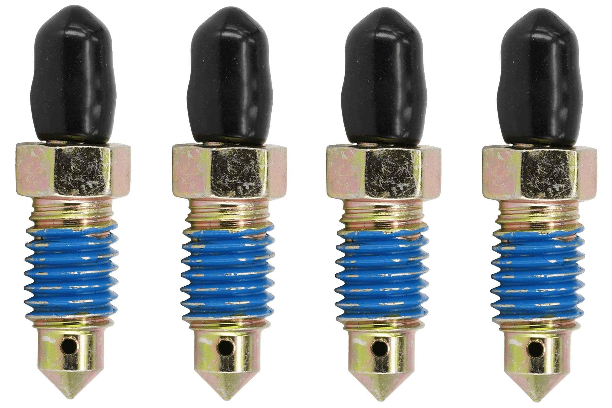 Dsnaduo 4 PCS Speed Bleeder,Bleeder Valve,Quick Bleeders with Dust Caps M10x1.5-35.5mm, H9406-4, 13908, 12702, 105407, 639580 - Track Minded HPDE, LLC