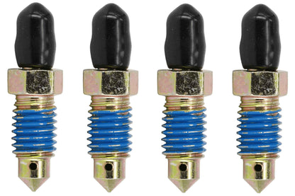 Dsnaduo 4 PCS Speed Bleeder,Bleeder Valve,Quick Bleeders with Dust Caps M10x1.5-35.5mm, H9406-4, 13908, 12702, 105407, 639580 - Track Minded HPDE, LLC