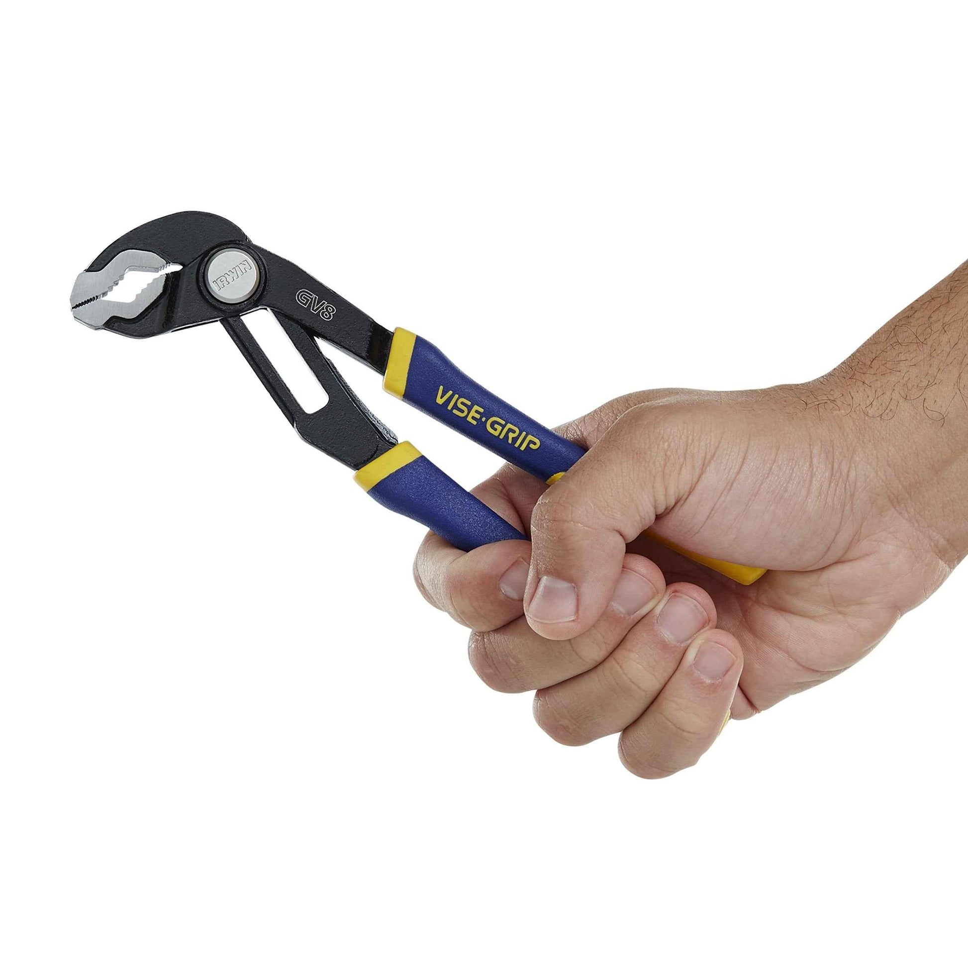 IRWIN Tools VISE-GRIP GrooveLock Pliers Set, V-Jaw, 2 Piece, 2078709 - Track Minded HPDE, LLC
