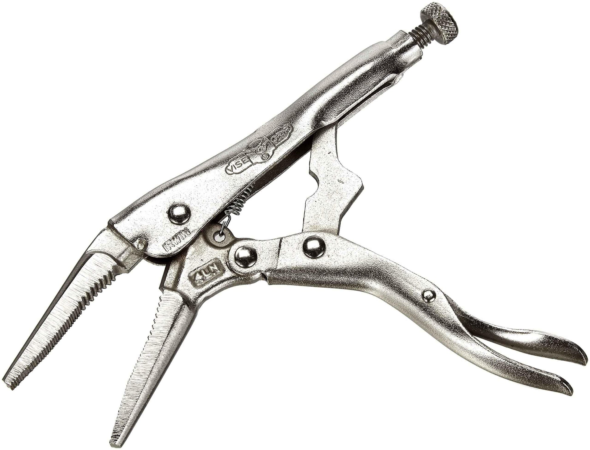 IRWIN VISE-GRIP Original Locking Pliers, Long Nose, 4-Inch (1602L3), 100mm - Track Minded HPDE, LLC