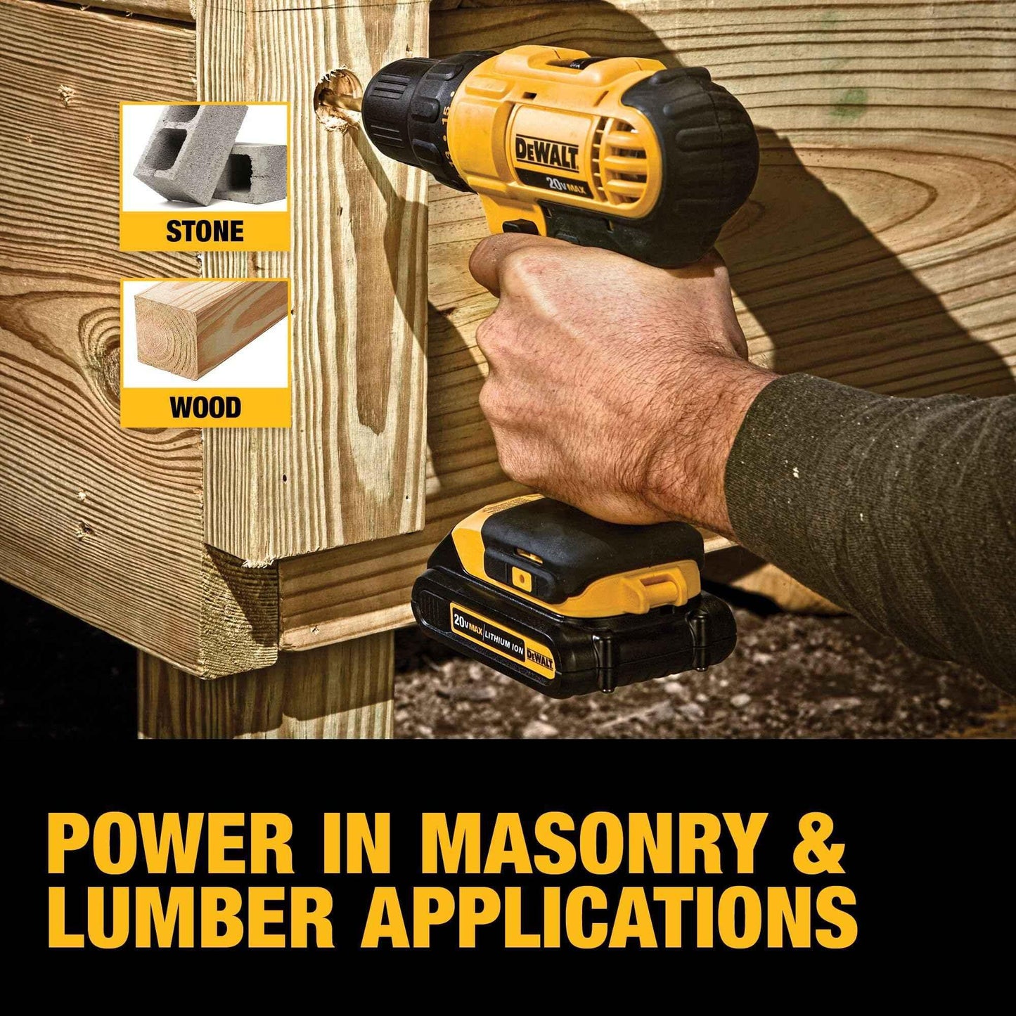 DEWALT 20V Max Cordless Drill/Driver Kit, 2 Batteries and Charger Included (DCD771C2) - Track Minded HPDE, LLC