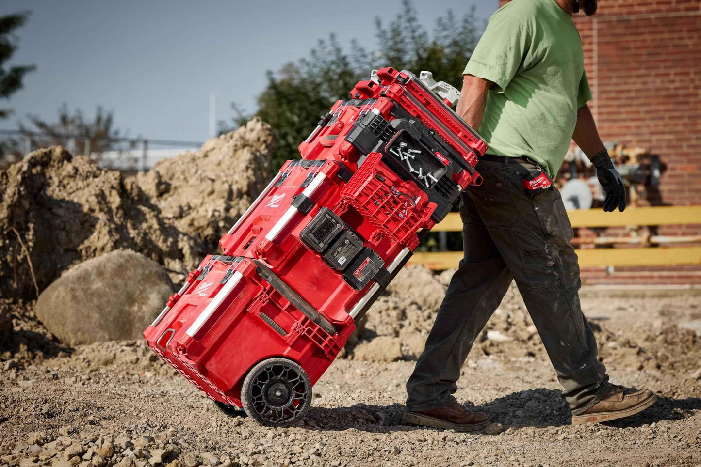 Milwaukee Electric - PACKOUT 10 Compact Portable Tool Box with ADJUSTA - Track Minded HPDE, LLC