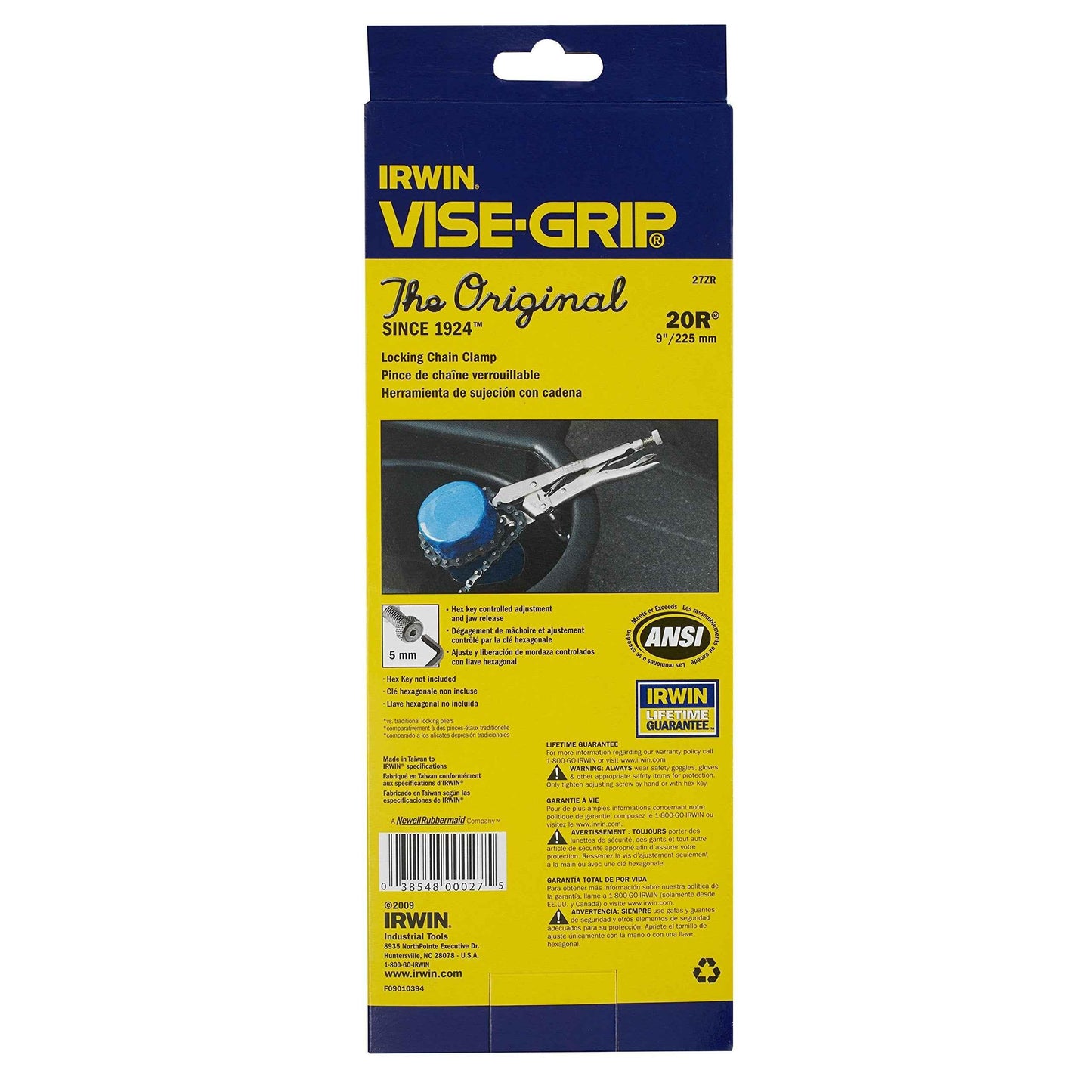 Vise-Grip9-Inch Locking Chain Clamp (27) - Track Minded HPDE, LLC