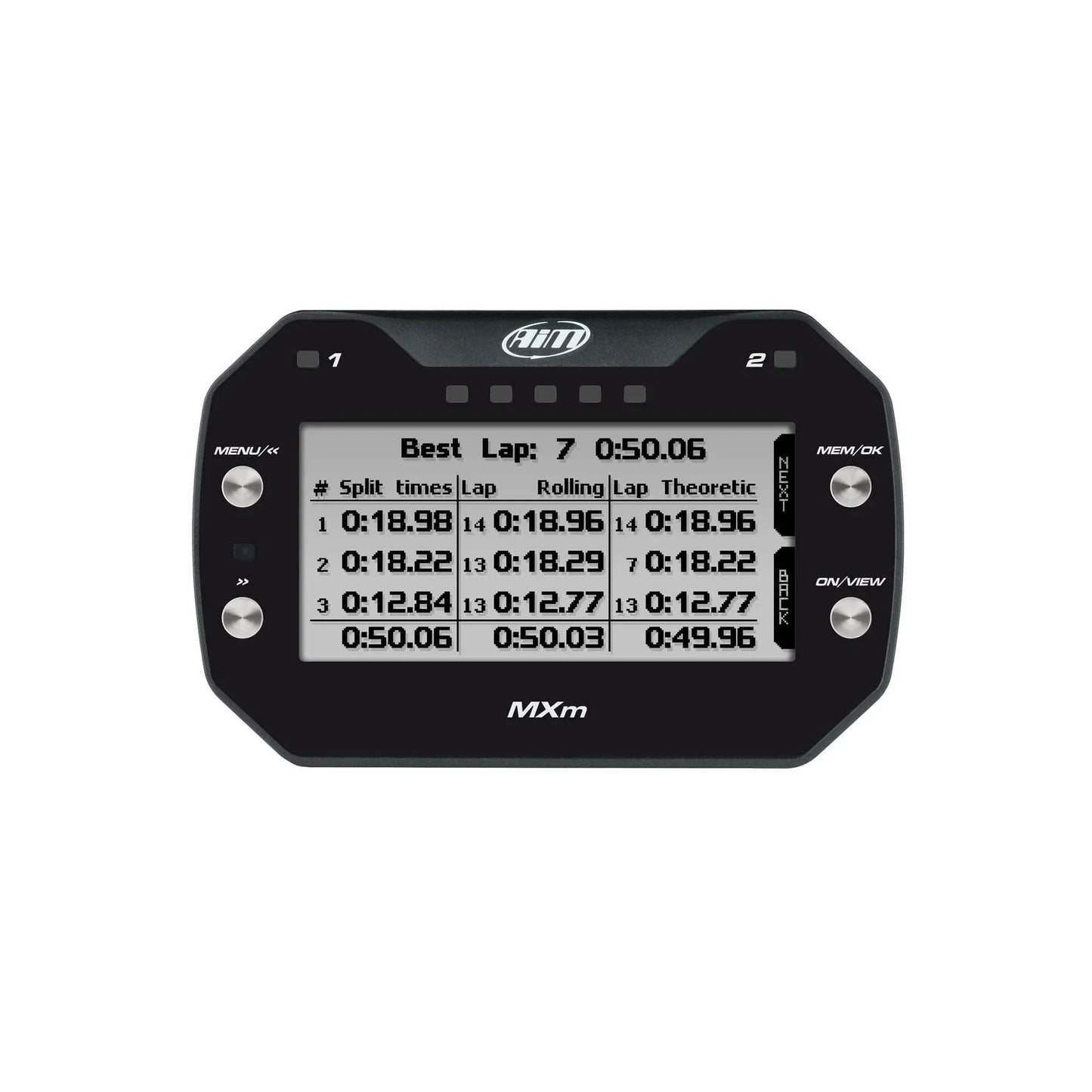 AIM MXm Compact Dash Data Logger - Track Minded HPDE, LLC