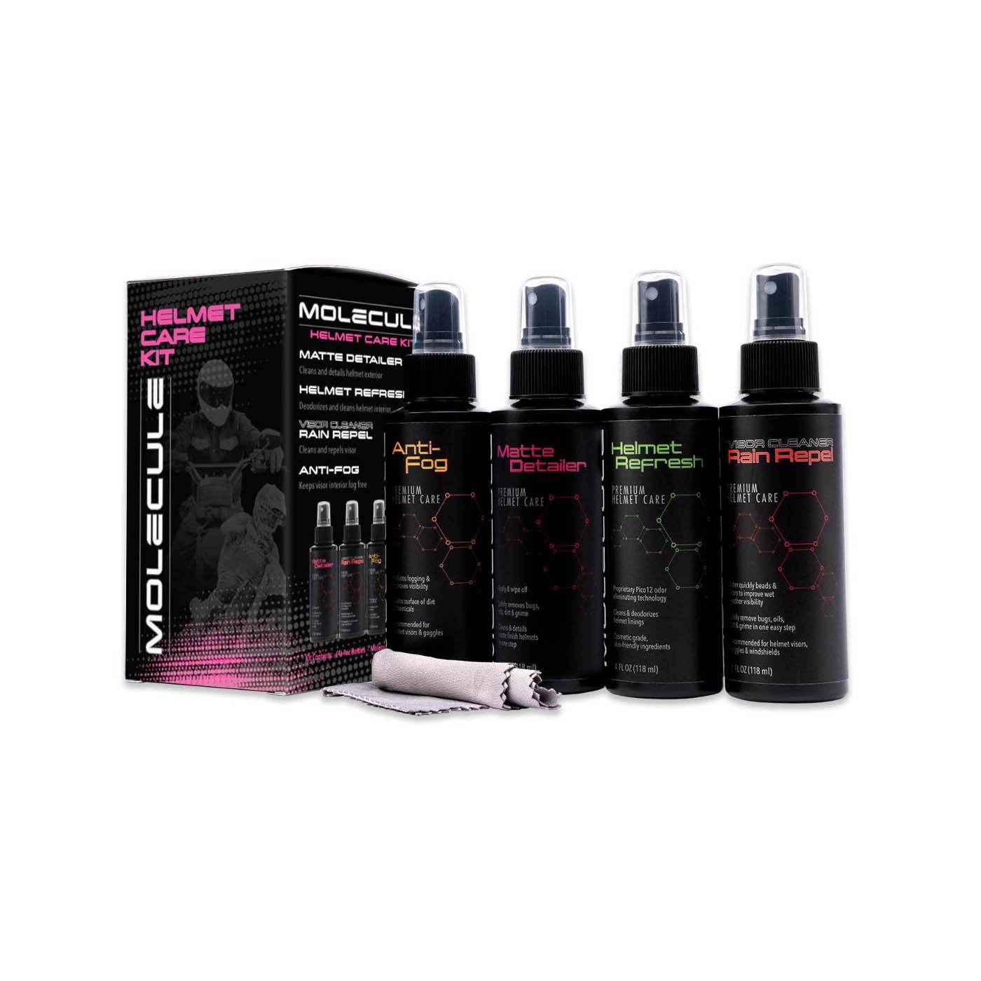 Molecule Matte Helmet Care Kit - Track Minded HPDE, LLC