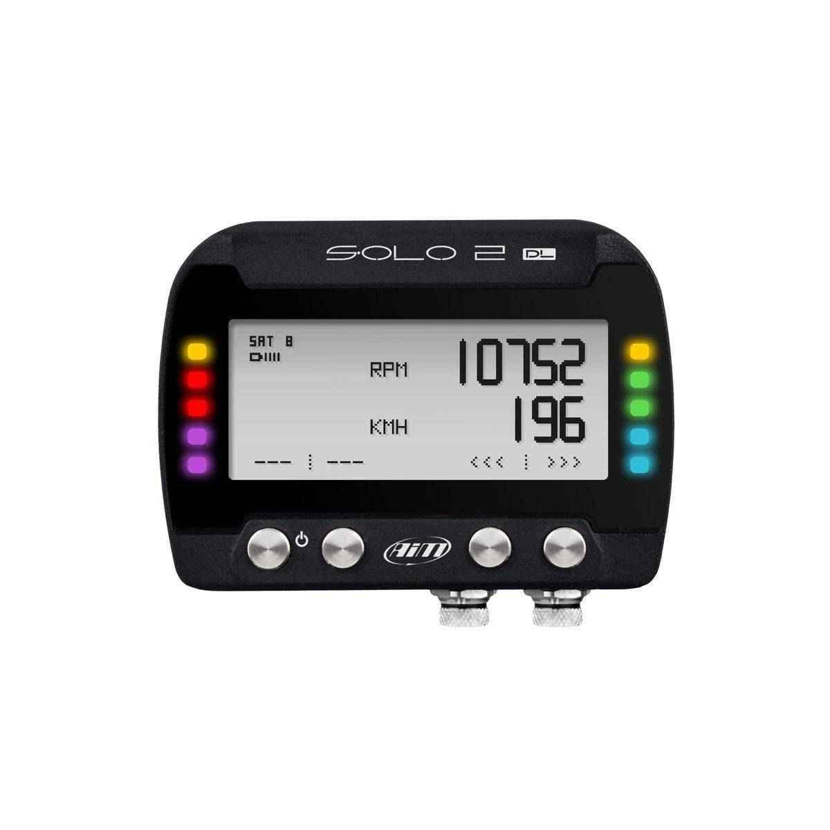 AIM Solo 2 DL GPS Laptimer - RS232/CAN - Track Minded HPDE, LLC