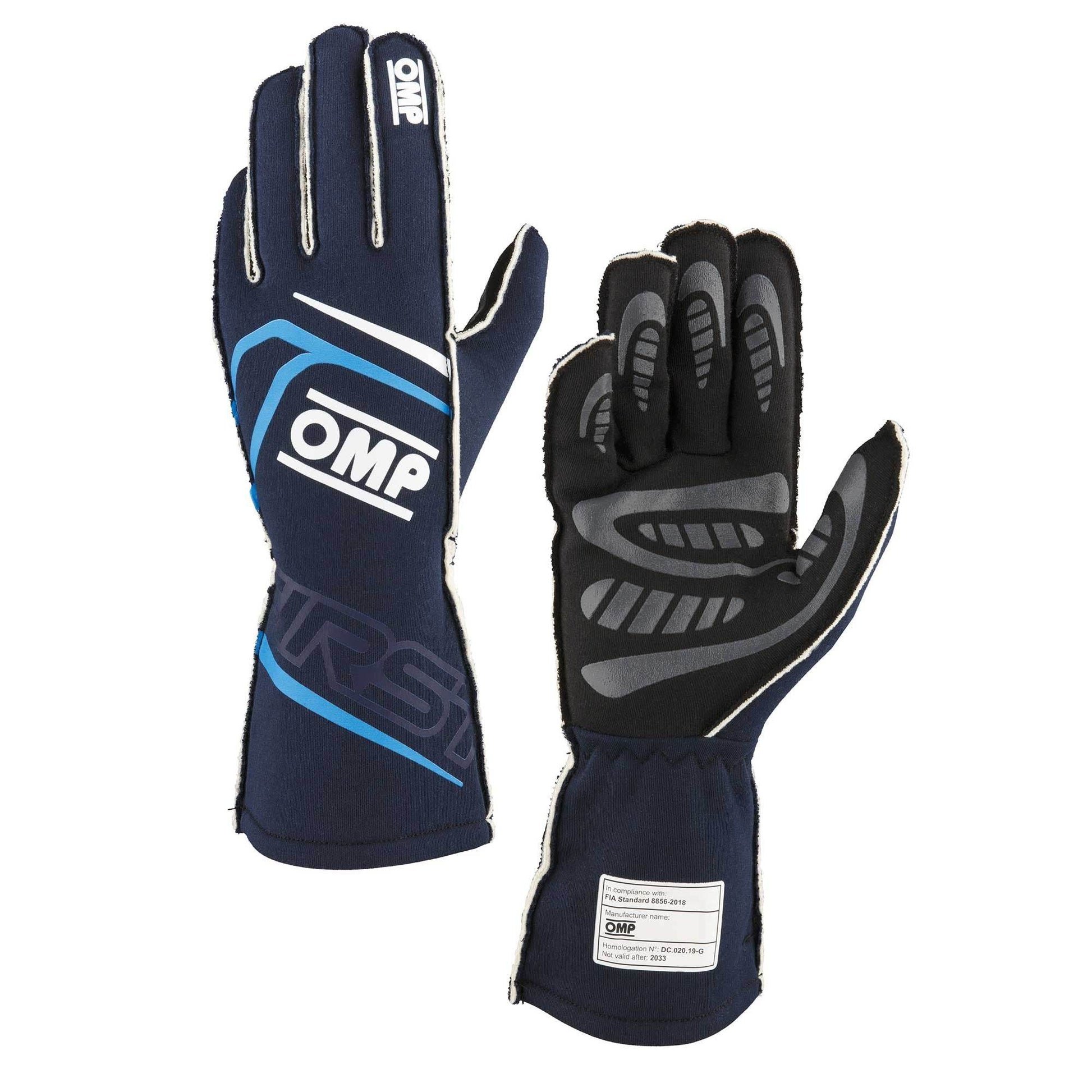 OMP First FIre Resistant Racing Gloves - FIA 8856-2018 - Track Minded HPDE, LLC